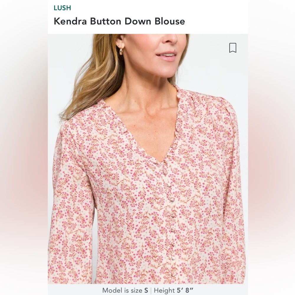 Lush Blouse, size L